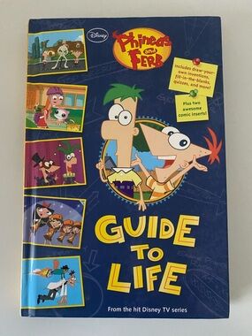 Disney Phineas and Ferb Guide to Life Hardcover Book